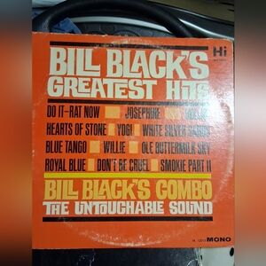 Bill Black's Greatest Hits - Orange Vinyl Record Sleeve
